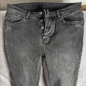 Ksubi Charcoal Skinny Jeans for Men